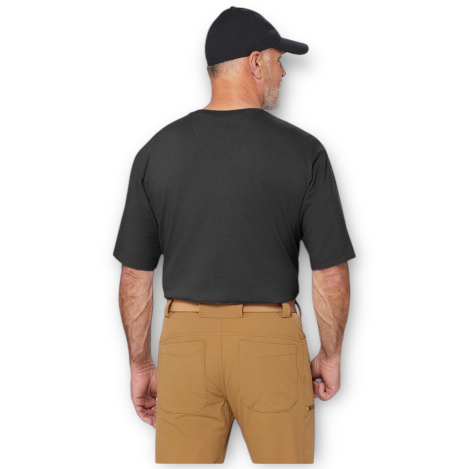 NWT Duluth Trading Men’s Longtail T Short Sleeve Tee Black gallery