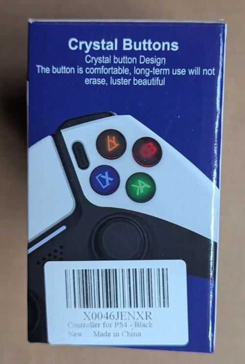 Wireless Controller P4 Compatible With PS4 Windows pc iOS Android Black / white