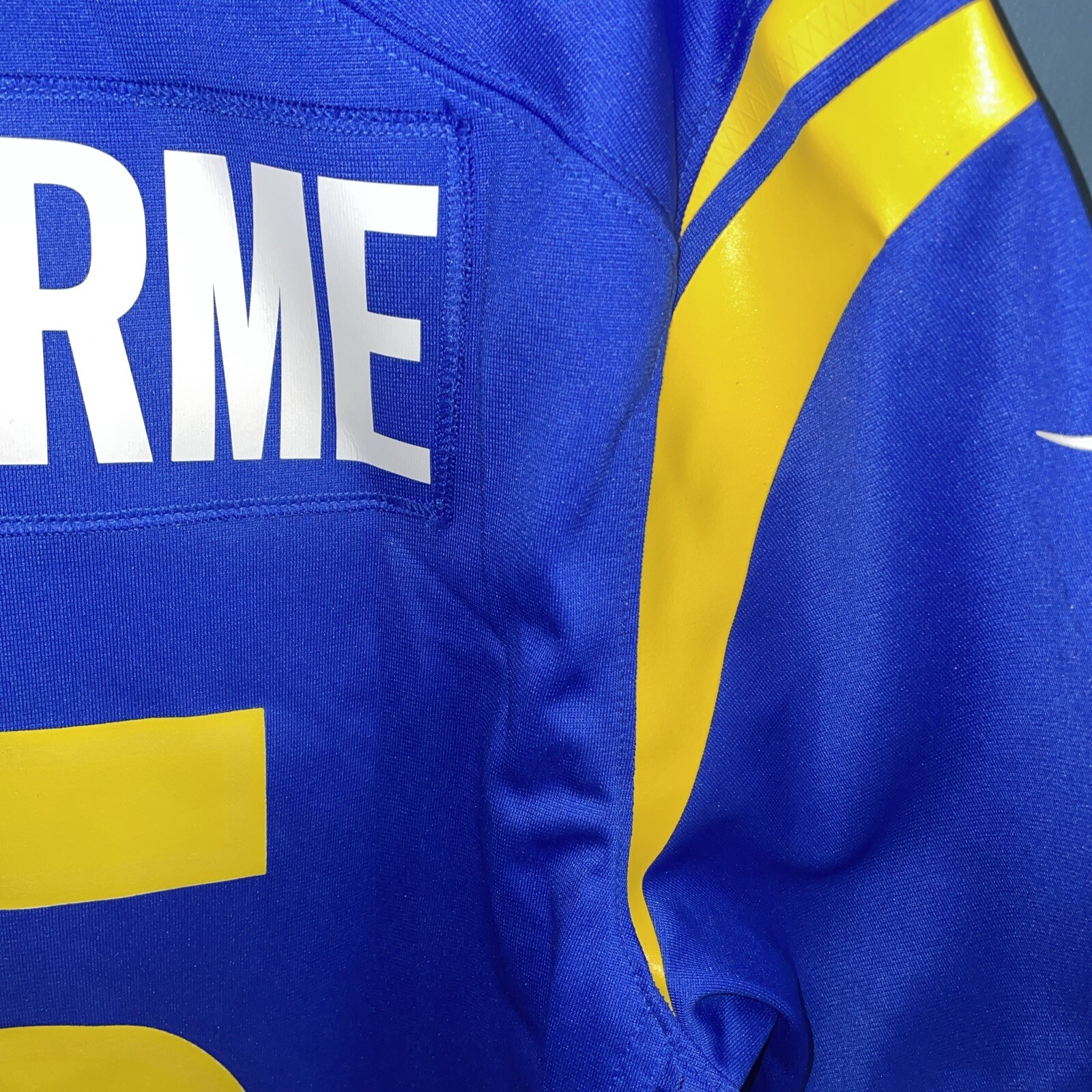 GROUPO FIRME LA RAMS SOFI SHOW GIFTED JERSEY NIKE RARE C gallery