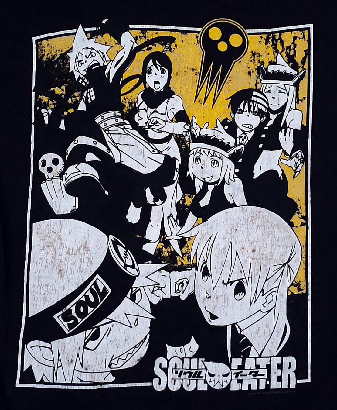 Soul Eater T-Shirt Y2K Manga Anime Small/Med Vintage? ~ No Tag See Measurements gallery
