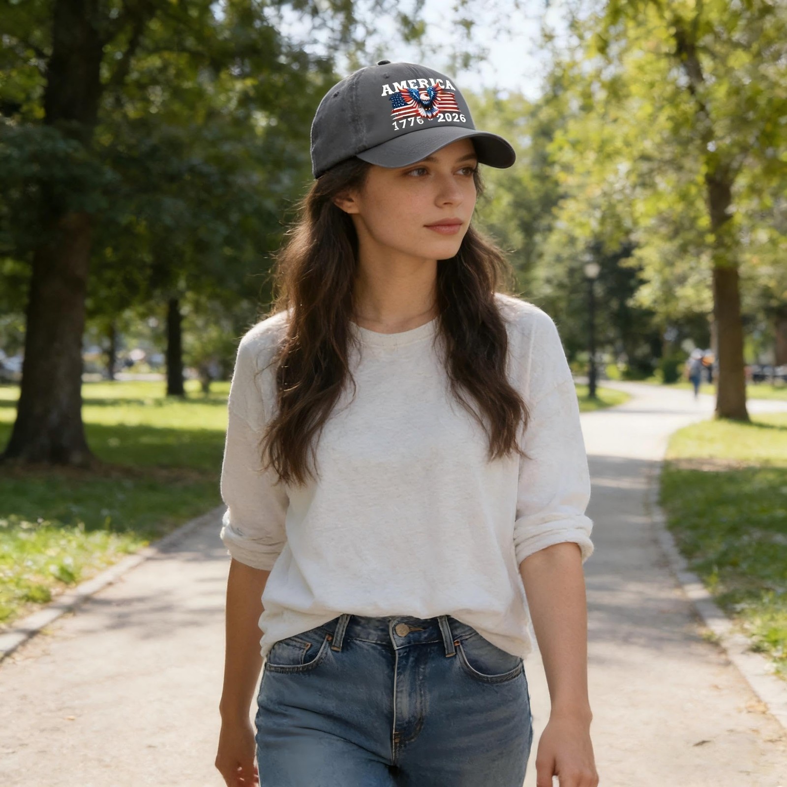 250th Anniversary USA Hat, Adjustable 250th Anniversary USA Retro Baseball Hat gallery
