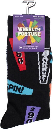 Perri's - Wheel of Fortune - Knit In - Crew Socks [New ] Socks gallery