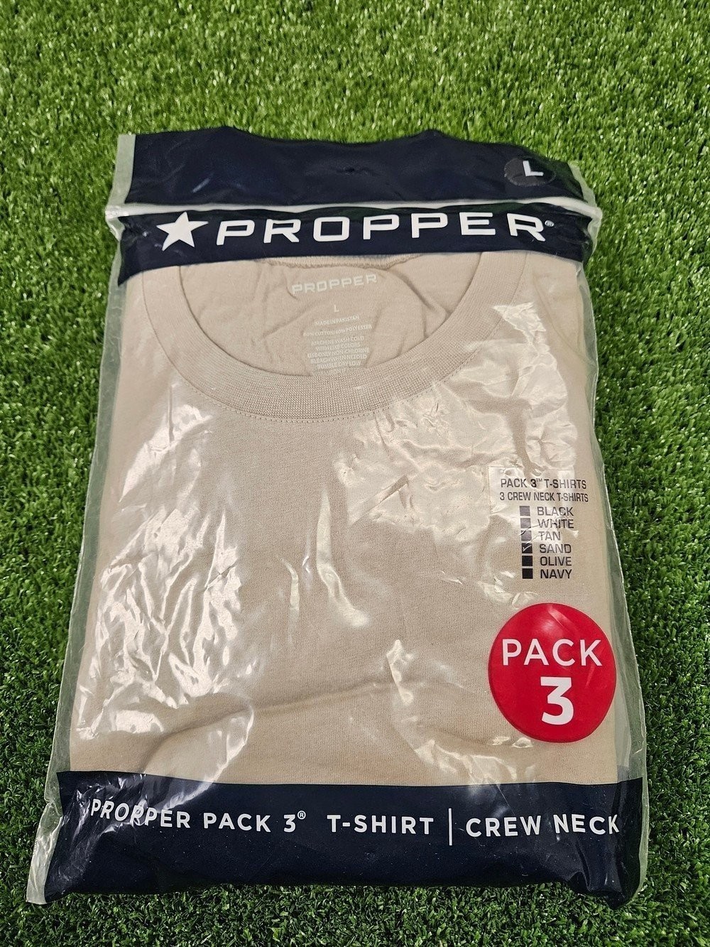 Propper Crew Neck T-Shirt Desert Sand Size Extra Small – F53060U248XS