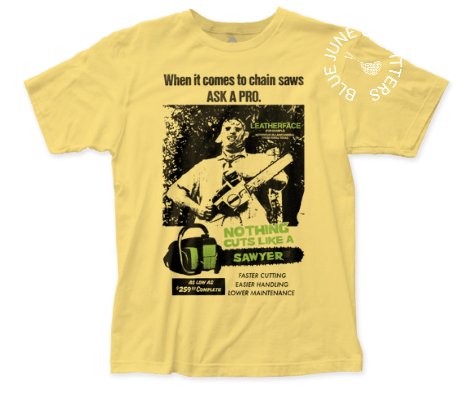 TEXAS CHAINSAW MASSACRE LEATHERFACE TEE | OFFICIALLY LICENSED | HALLOWEEN TEES gallery