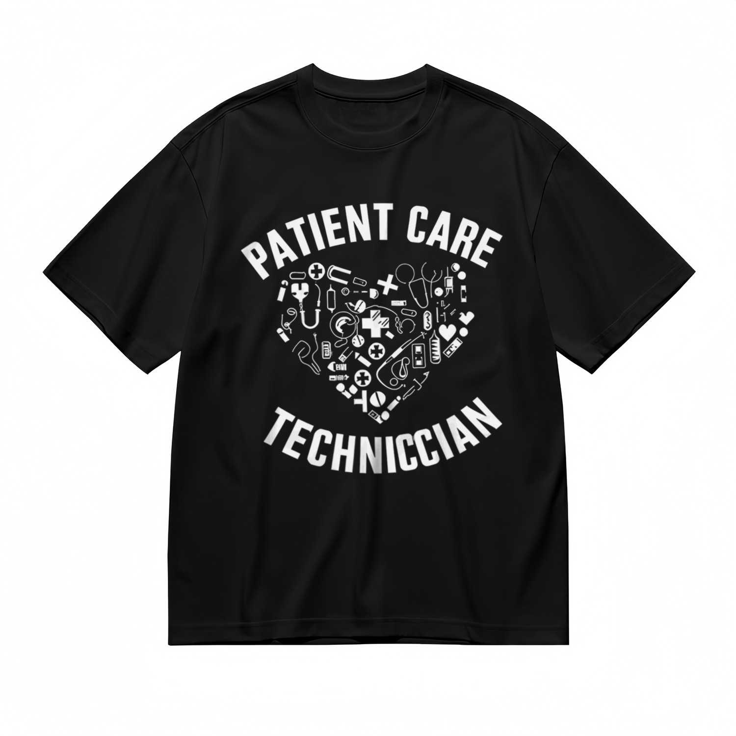 Patient Care Technician Printed Tee USA Men Fashion Soft Comfy Classic T-Shirt↗ gallery