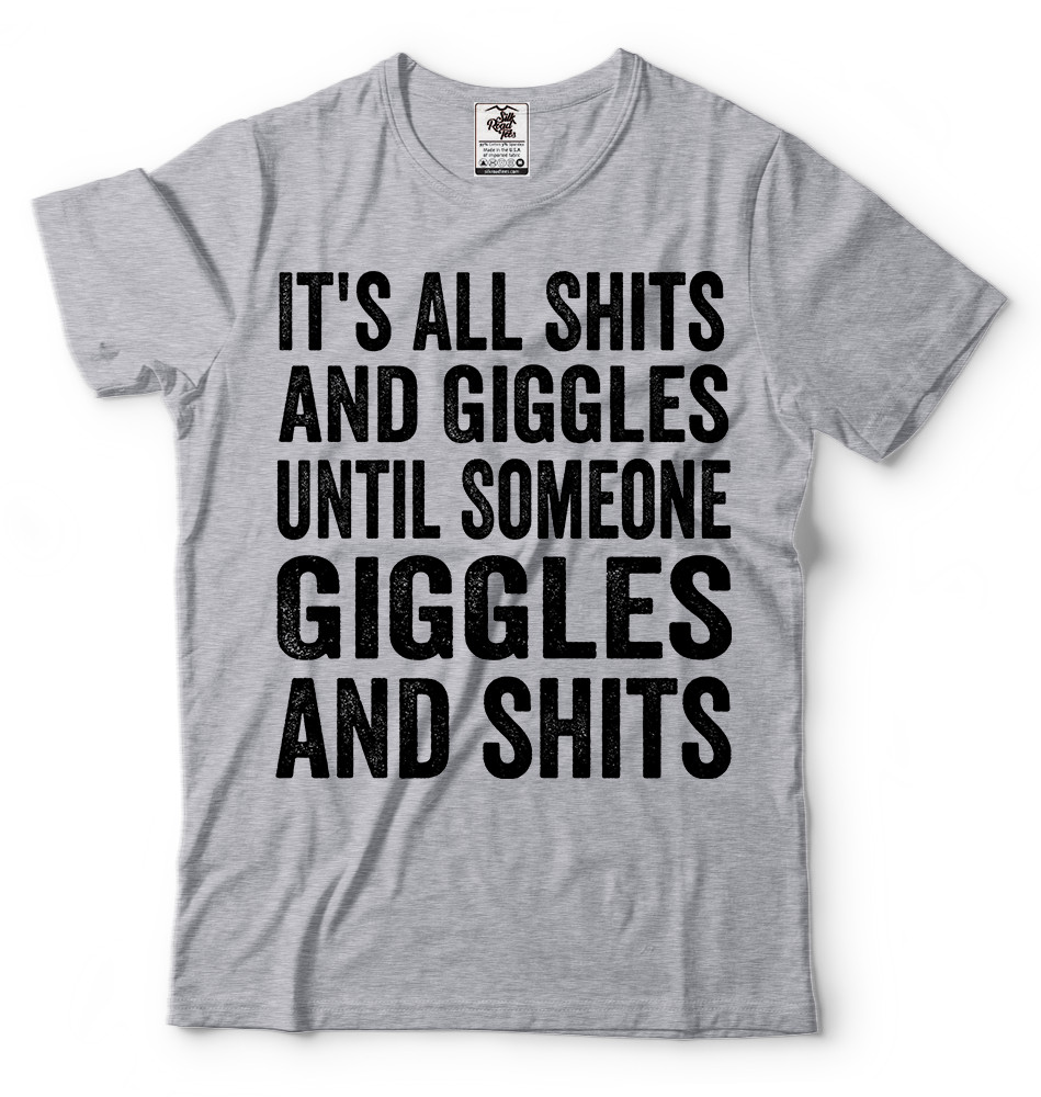 Funny Tee shirt Mens Unisex style giggles Birthday Gift Tee shirt gallery