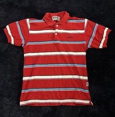 Vintage Rare Bitch Skateboards Button Up Polo T Shirt Small