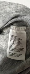 Buttoned Down Men’s Medium Gray Vneck Solid Color Shirt