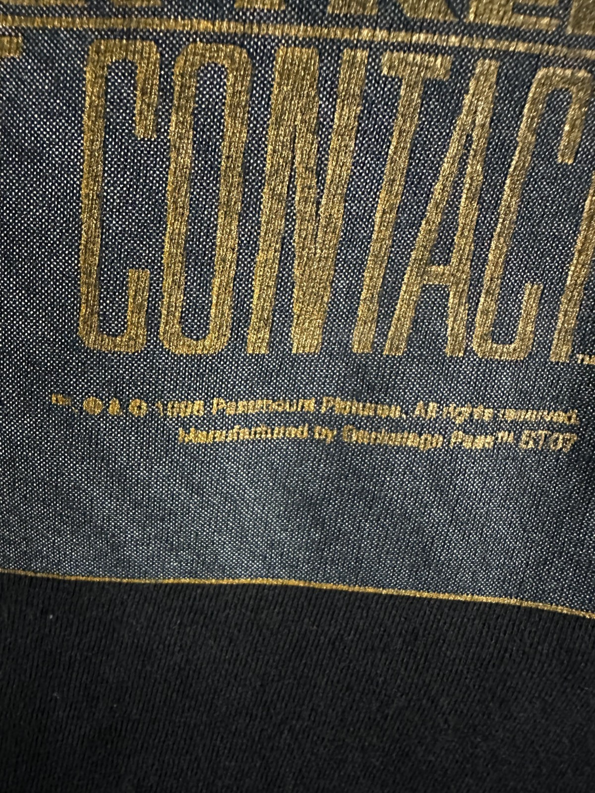 Vintage 1996 Star Trek First Contact Movie T-Shirt Hanes XL Size Single Stitch gallery