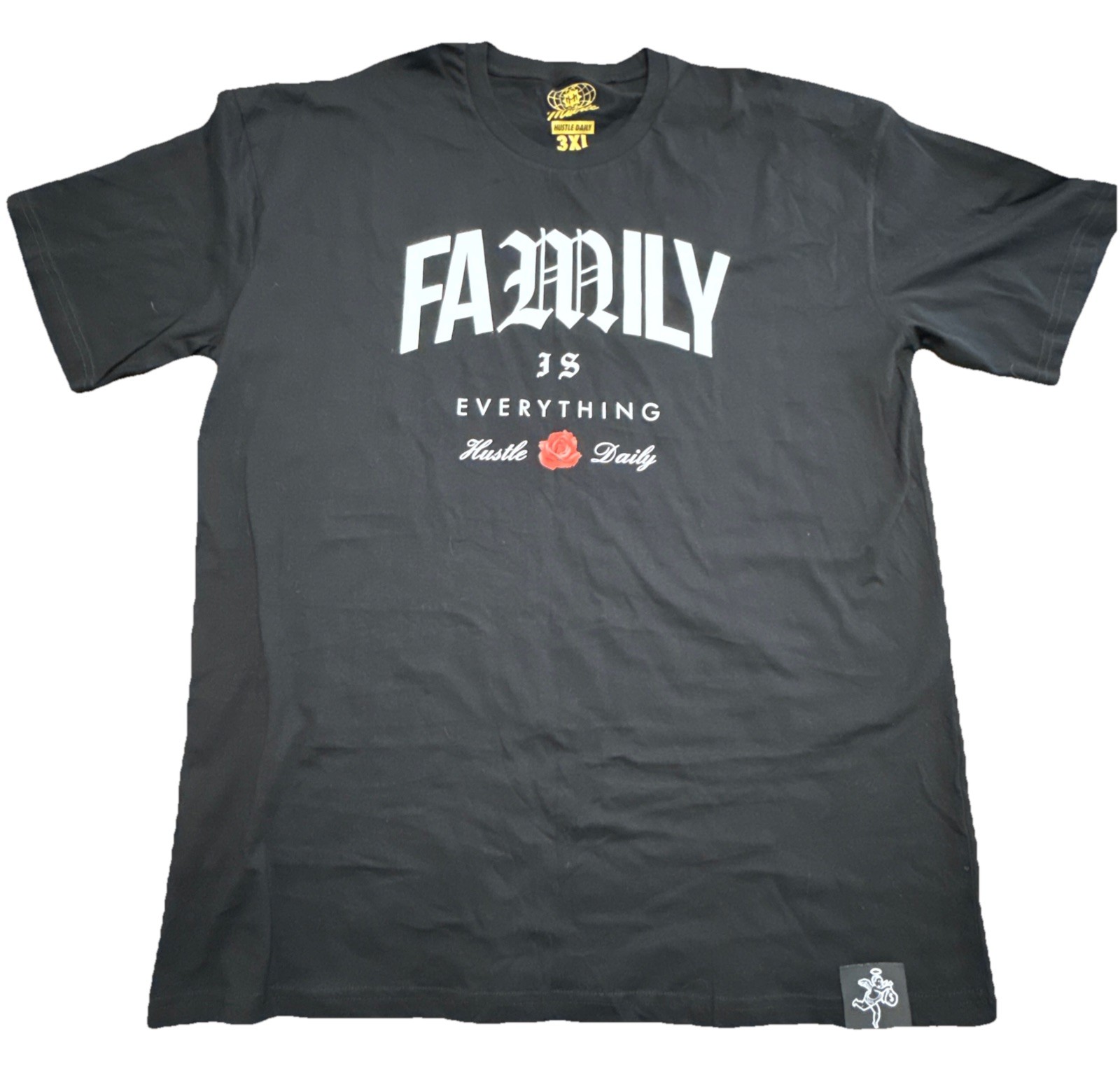 Muerte Hustle Daily Short Sleeve Graphic TeeShirt 3XL Black Family Is Everything gallery
