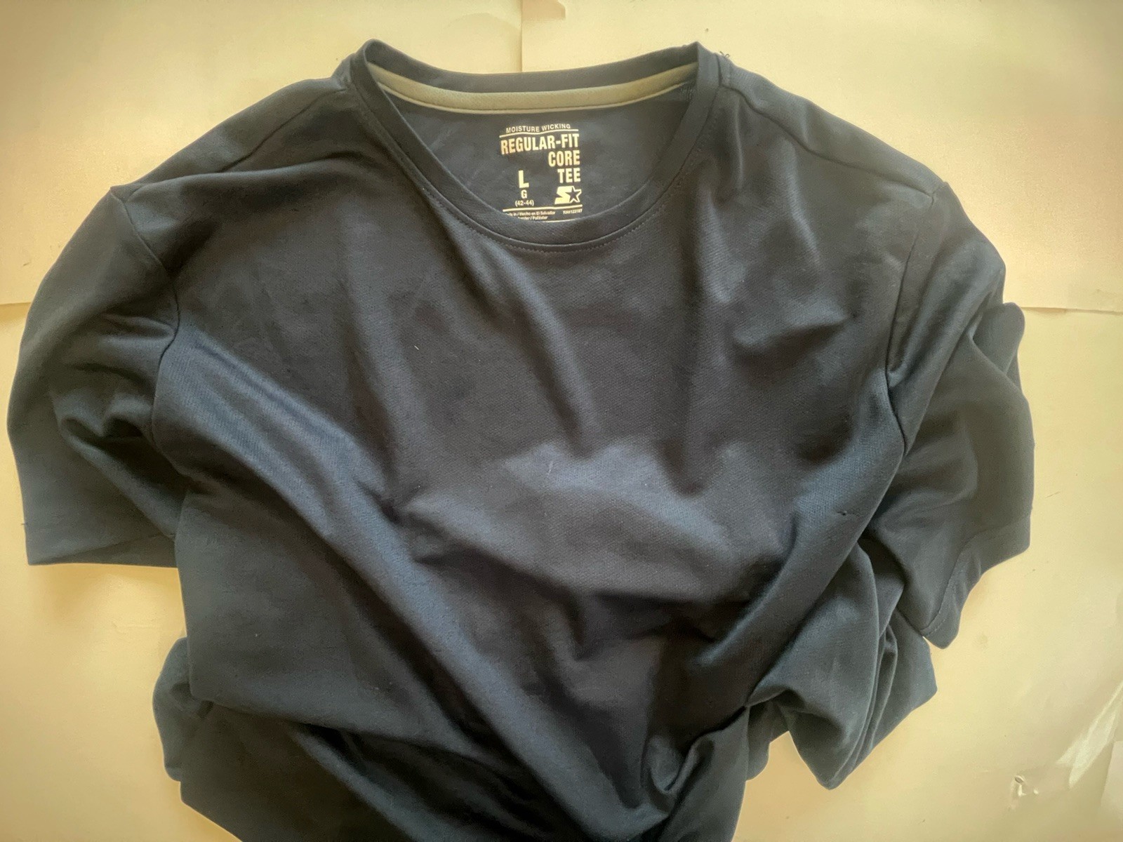 Starter Size Large Nave Blue The Core Tee. Excellent Shape PreOwned. gallery