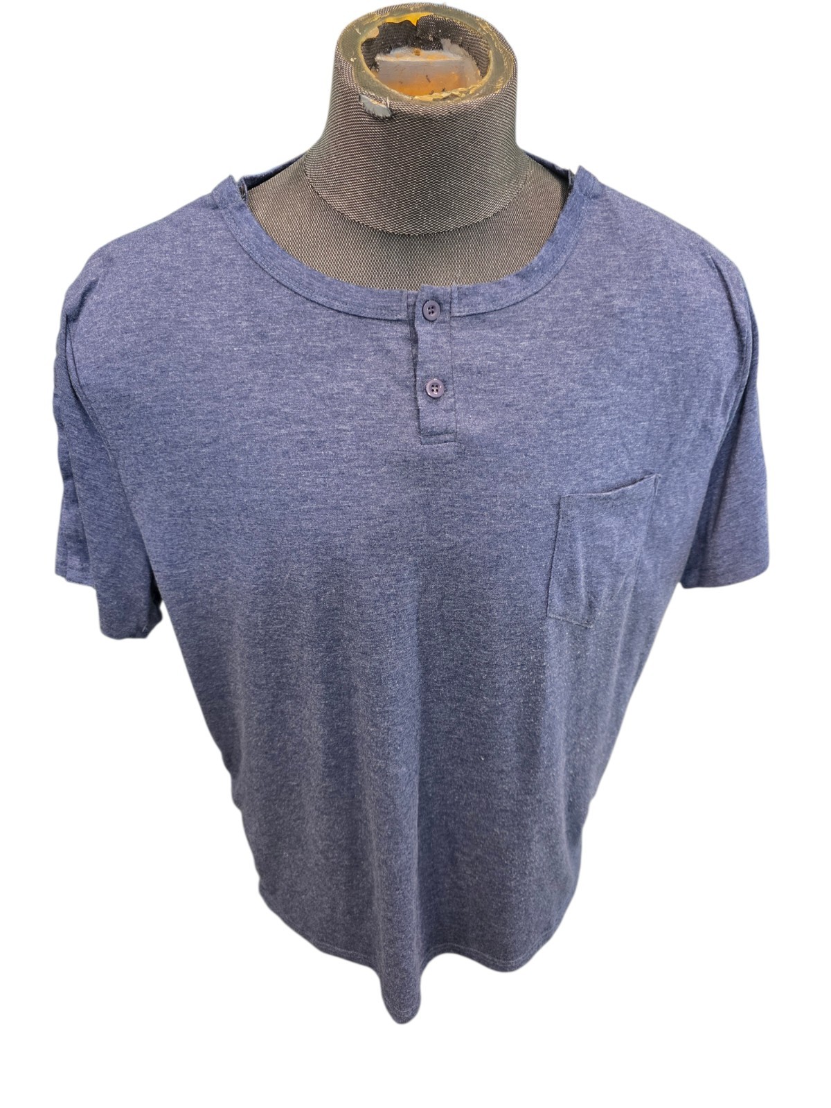 Rotator Cuff Surgery Short Sleeve Snap Up Seams Shirt Lot Of 2 2XL Brown & Blue gallery