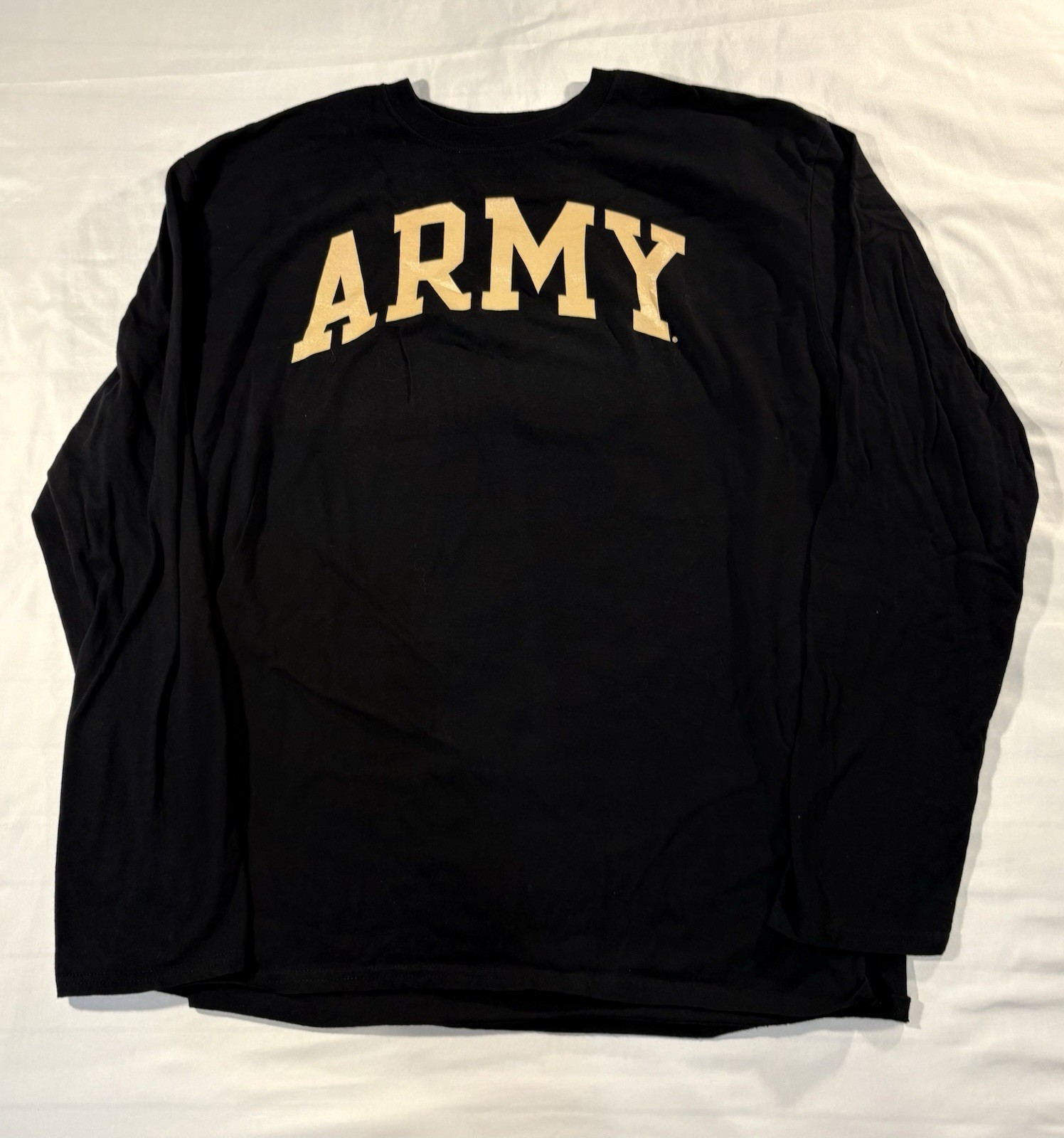 Fanatics Black Army Graphic Long Sleeve T Shirt Men's XL gallery