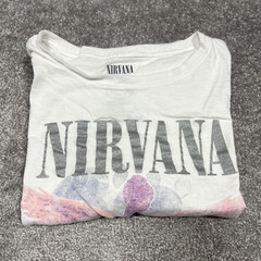 Nirvana in Utero Men’s Small/Medium Pullover T-Shirt Short Sleeve #90355 White