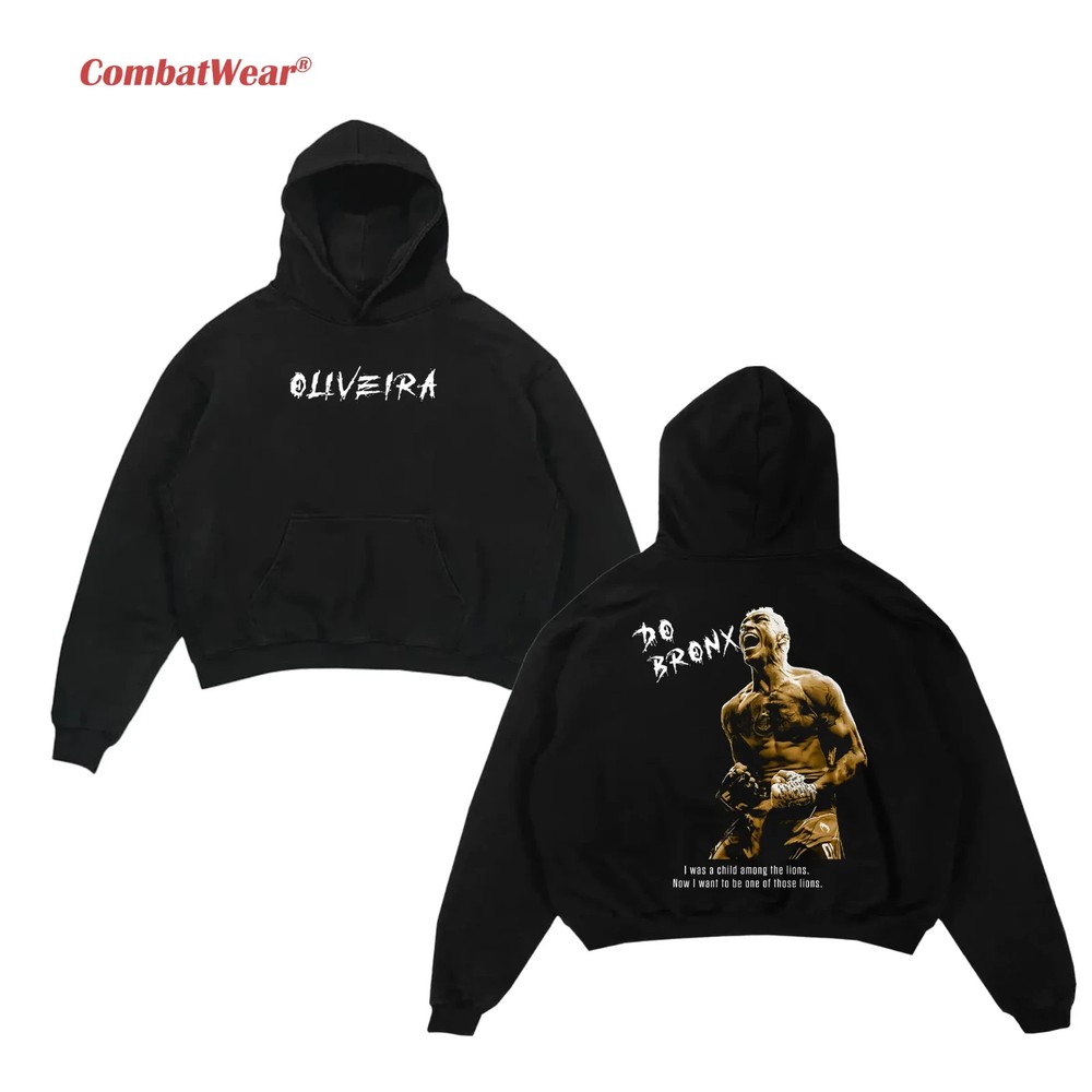 Charles Oliveira Do Bronx Heavy Cozy T shirt Do Bronx Hoodie Retro 90’s Style