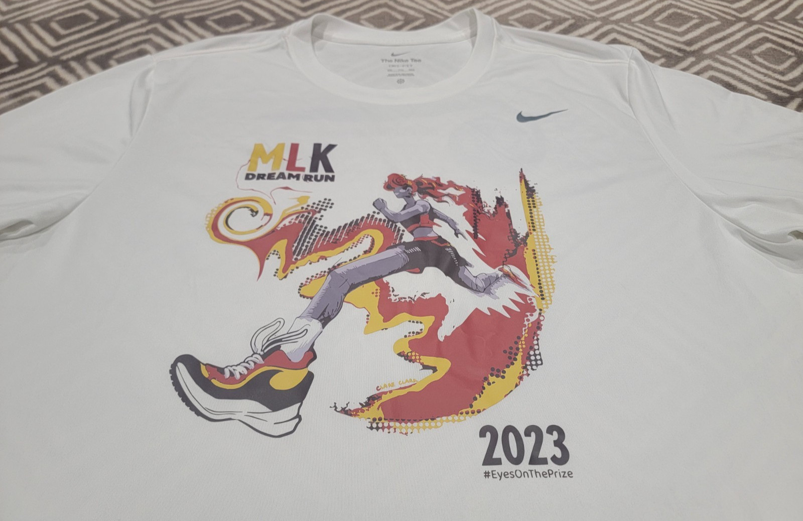 2023 Nike MLK Dream Run Martin Luther King Dri-Fit T-Shirt Men XXL White gallery