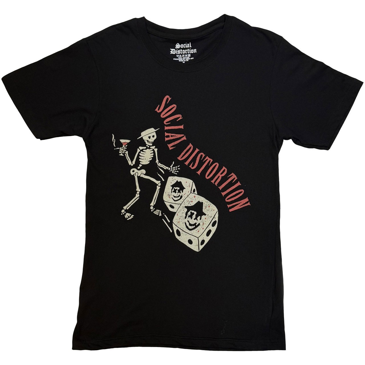 Authentic Social Distortion Men's Skully Dice Vintage T-Shirt S-2XL NEW gallery