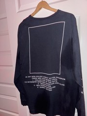 MSFTSrep NVDAP JADEN SMITH LONG SLEEVE CREWNECK TEE TSHIRT SIZE XL DARK NAVY 🔥