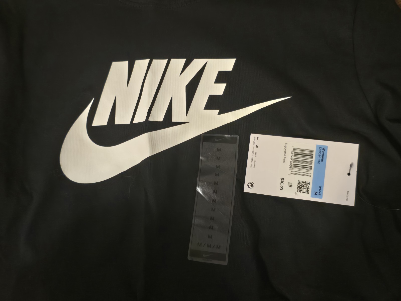 Nike The Nike Tee Men's Black Graphic Logo Crew Neck Short Sleeve T-Shirt M gallery
