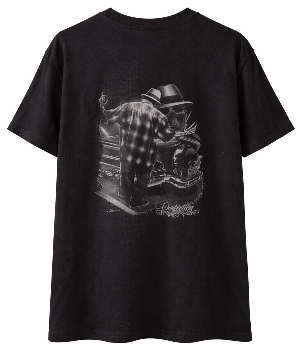 Skull Men Graphic Perfection T-Shirt Black Size Large gallery