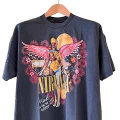 Nirvana In Utero Nevermind Vintage Reprint Single Stitch T-shirt Modern XL