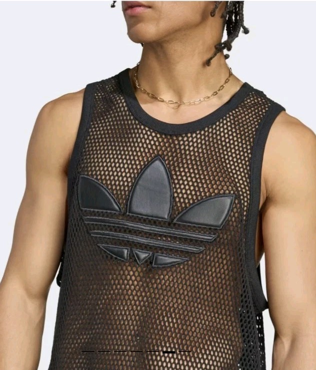 Sold Out ! adidas x Jeremy Scott 90s House Music Mesh Tank Top Tee S Small Nwt gallery