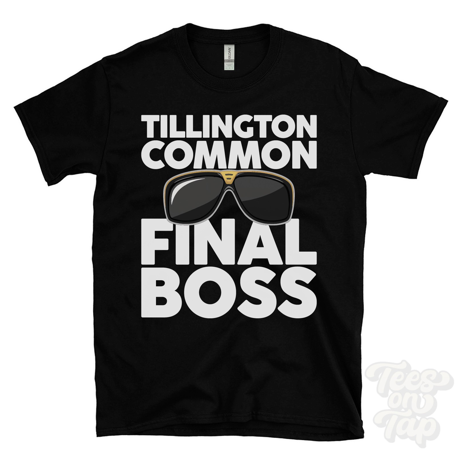 TILLINGTON COMMON FINAL BOSS T-SHIRT funny xmas gift herefordshire tillington