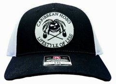 Caribbean Hobo trucker cap Key West hat island rum beach tropical coconut fish
