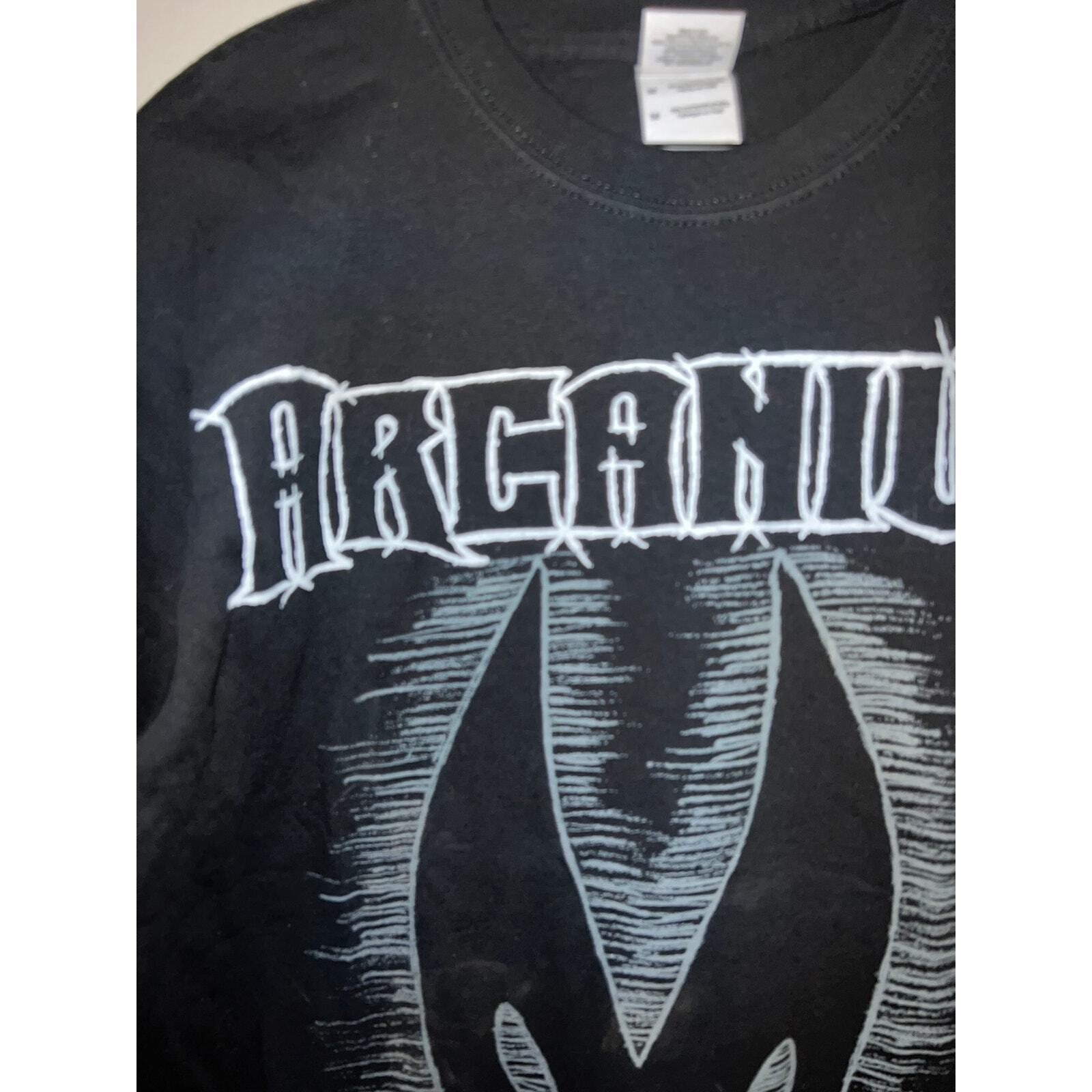 2009 US Tour Arcanium Metal Music Tour Concert Black Shirt Tee 2000s M Medium gallery