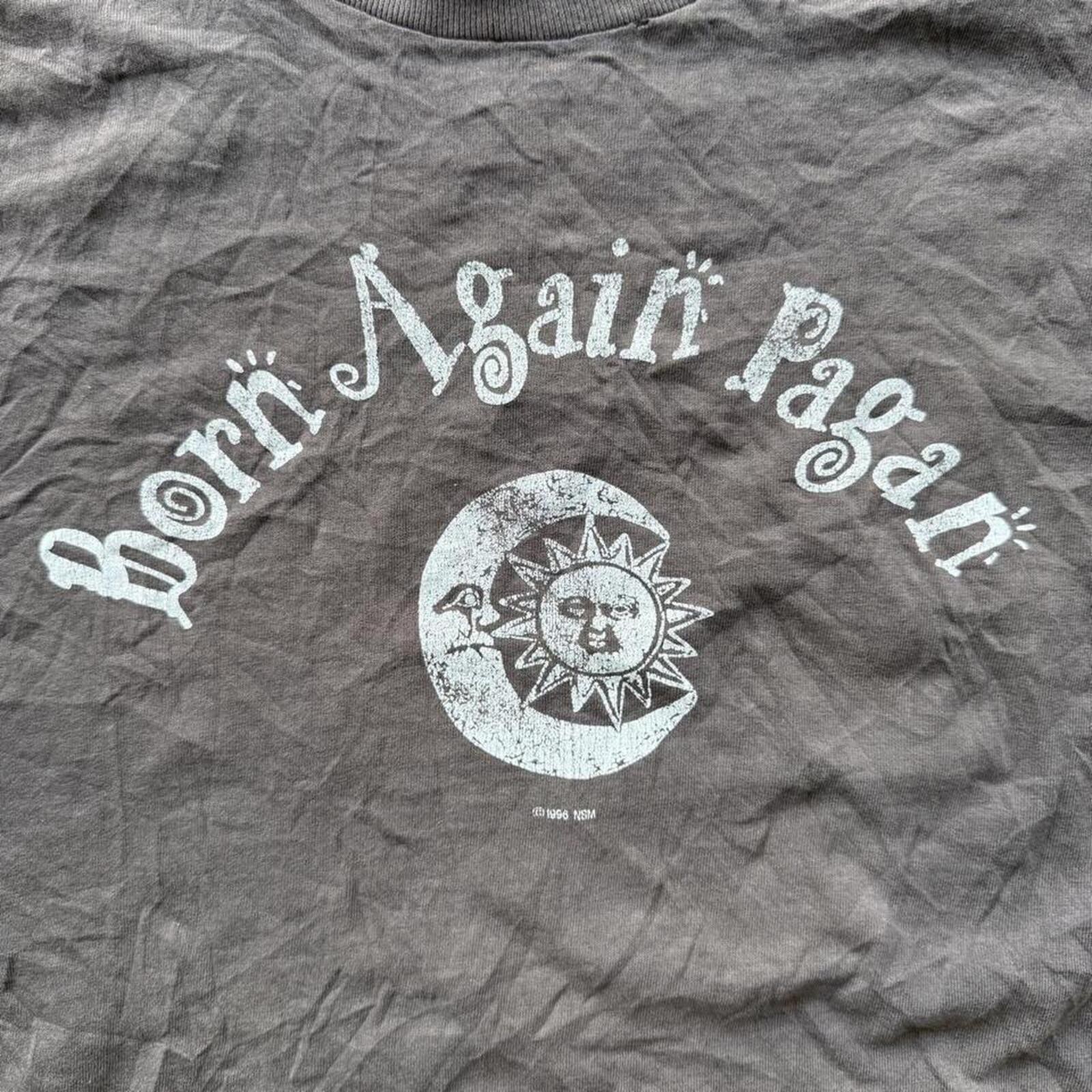 90s Born Again Pagan graphic tee Size XL gallery