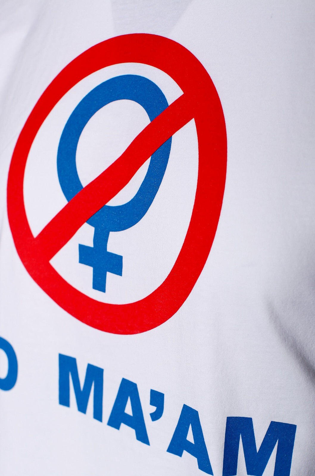 No Ma'am T-shirt Retro Tv Show Maam Unisex Adult White S-3x gallery