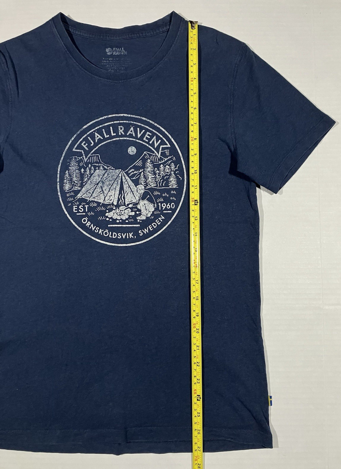 FJALLRAVEN T Shirt Ornskoldsvik Sweden Camping Nature Short Sleeve Mens Size S gallery