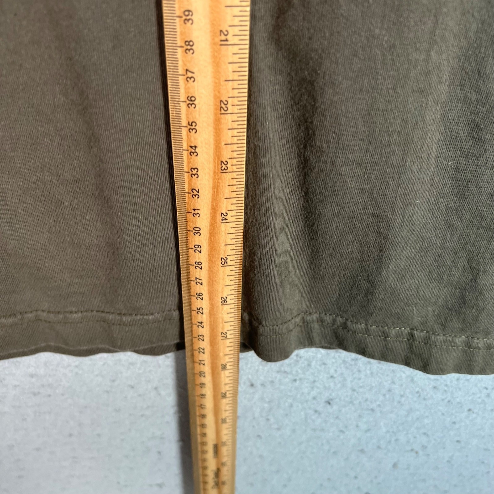 Dickies Olive Green Crewneck Pocket T-Shirt Mens Size Large gallery