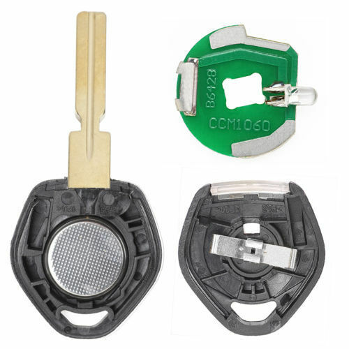 With LED Light Transponder Key Shell for BMW 3 5 7 Z3 Series E36 E34 E38 E39