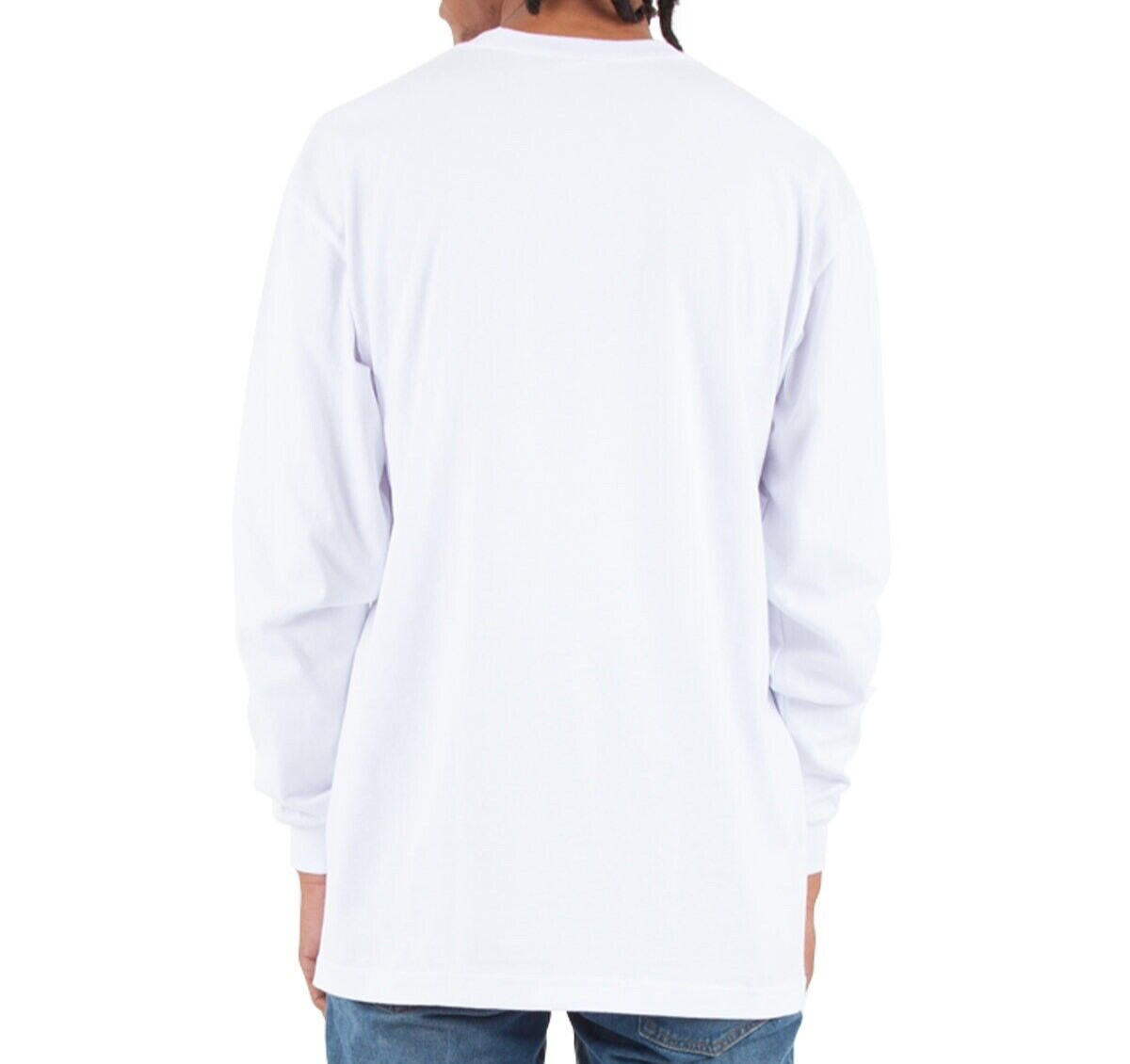 Shaka Wear Max Heavyweight Long-Sleeve T-Shirt Plain Crewneck Tee New S-5XL gallery