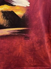 Y2K 2004 The Mountain Tie Dye Eagle Leather Tag Tank Top T-Shirt XL (23×32) NEW