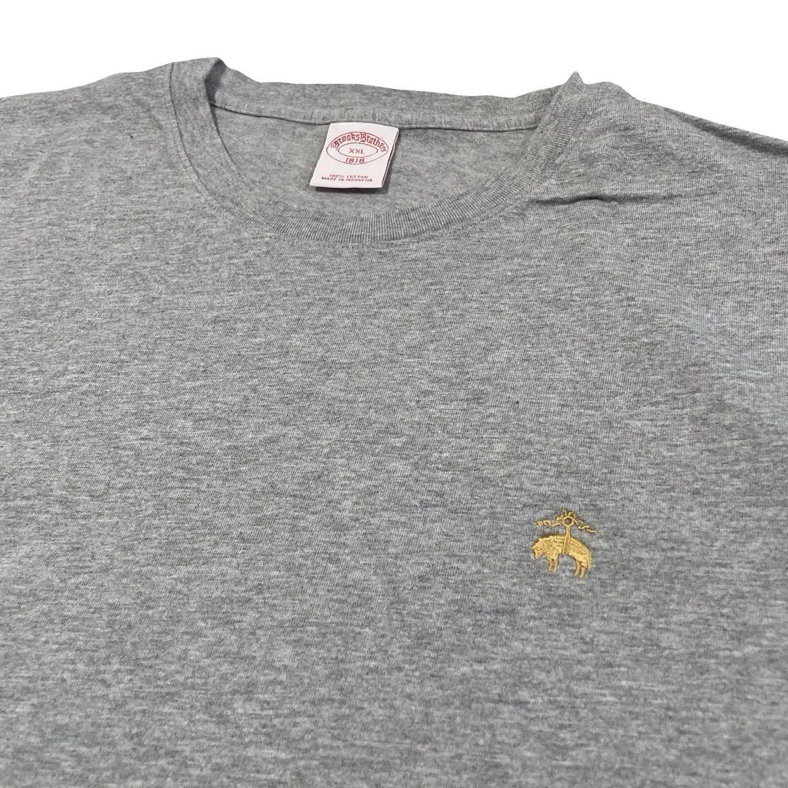 Brooks Brothers One-Point Size XXL Gray Tee (Retail $40) gallery
