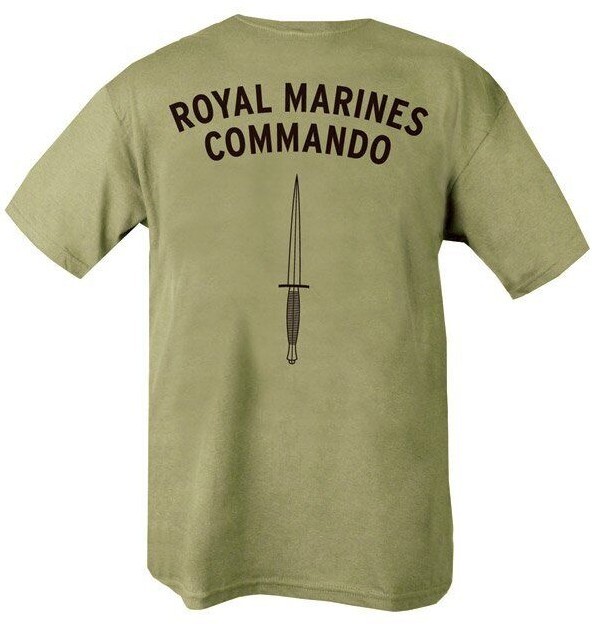 ROYAL MARINES COMMANDO T-SHIRT MENS S-2XL DOUBLE SIDE PRINT ARMY BRITISH NAVY gallery