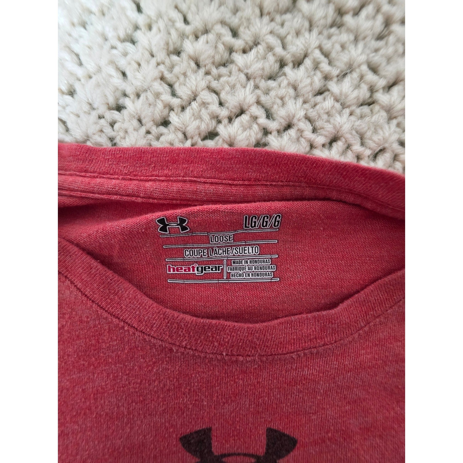 Under Armour Cincinnati Reds Shirt Mens Large Red Good Mr Redlegs HeatGear MLB gallery