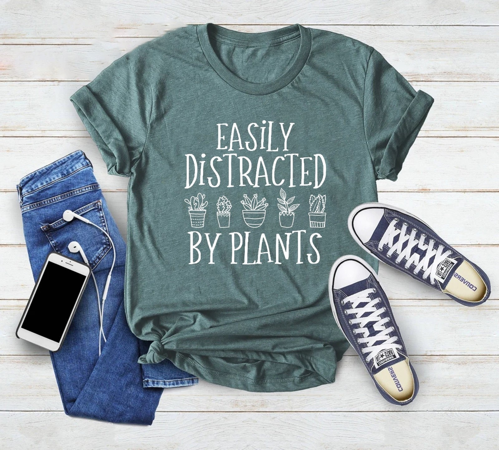 Easily Distracted By Plants Shirt Plant Love Shirt Plant Lover Gift Plant Lover gallery