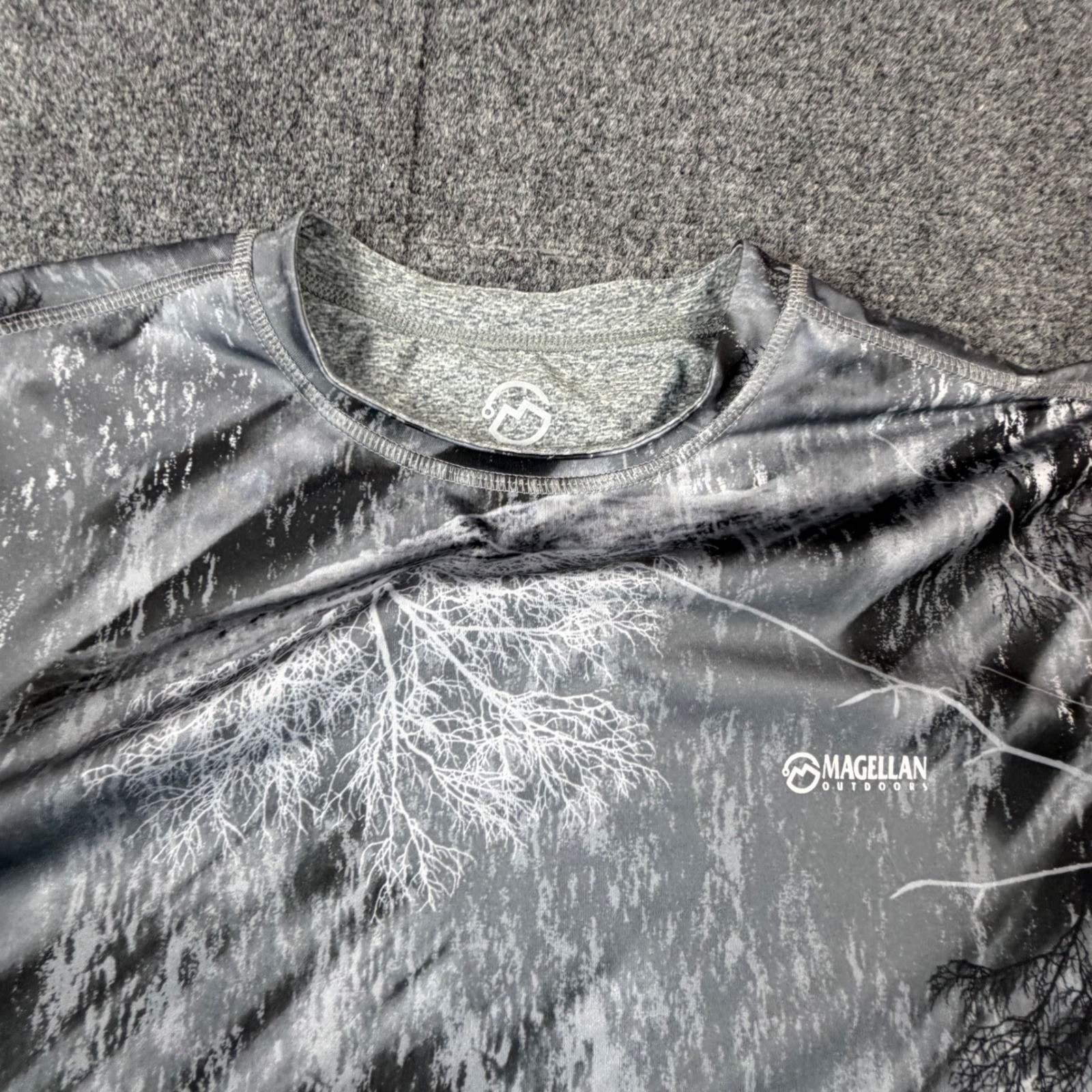 Magellan Outdoors Realtree Gray Camo Mens Size XL Long Sleeve Fishing Shirt gallery