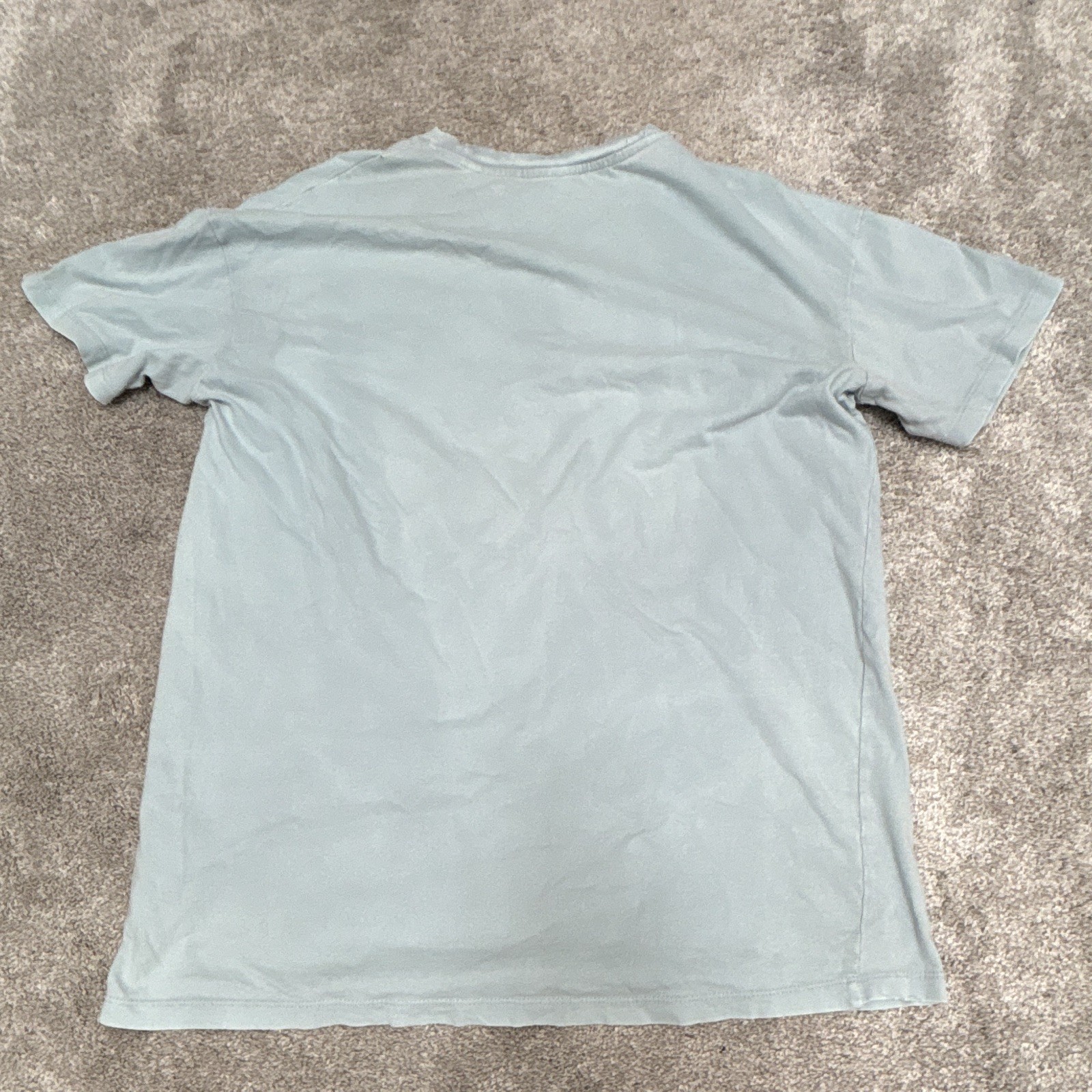 XS Light Blue Butterfly Crew Neck T-Shirt Oversized FREE SHIPPING gallery