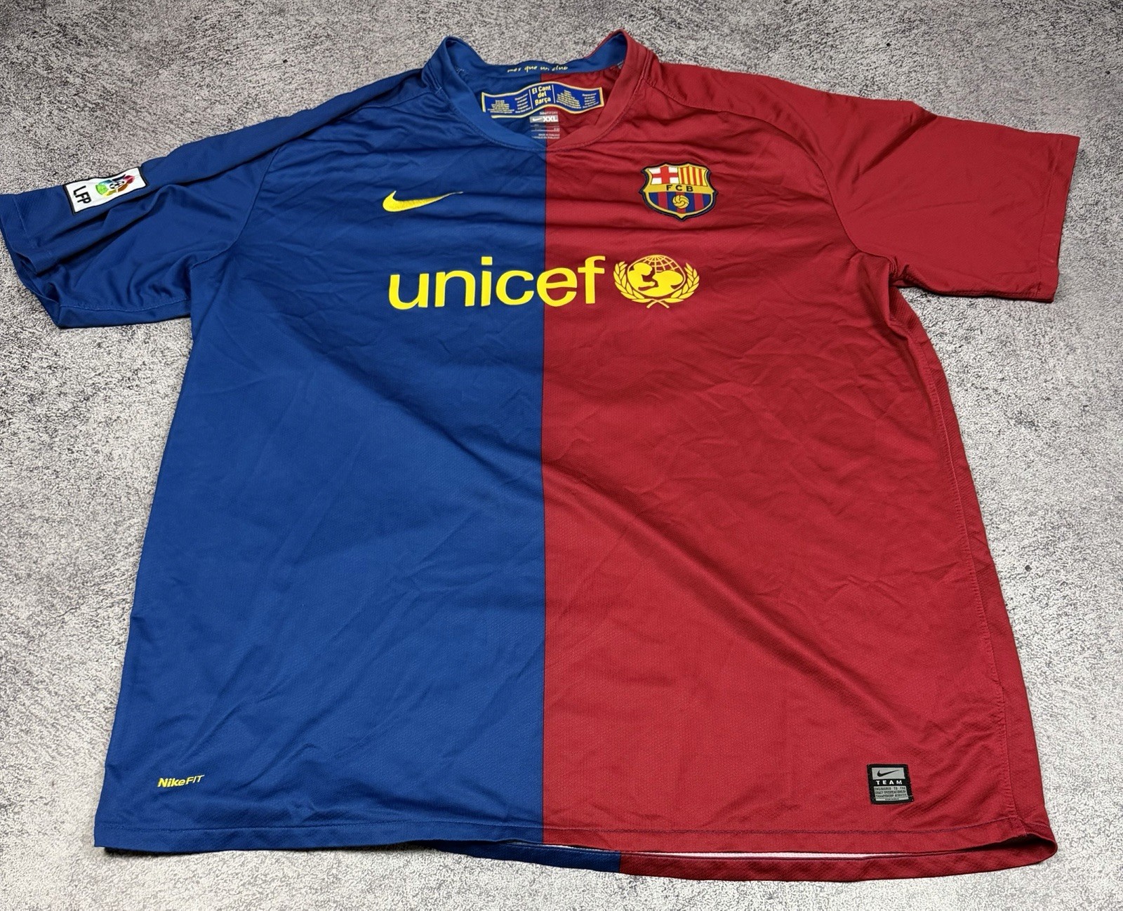 FC BARCELONA SPAIN 2008 2009 HOME FOOTBALL SHIRT JERSEY NIKE 10 MESSI 286784-655 gallery