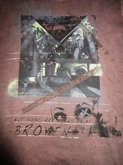 Gently Worn Men’s ROGUE STATE Brown Rock Style T-Shirt! Size XXL