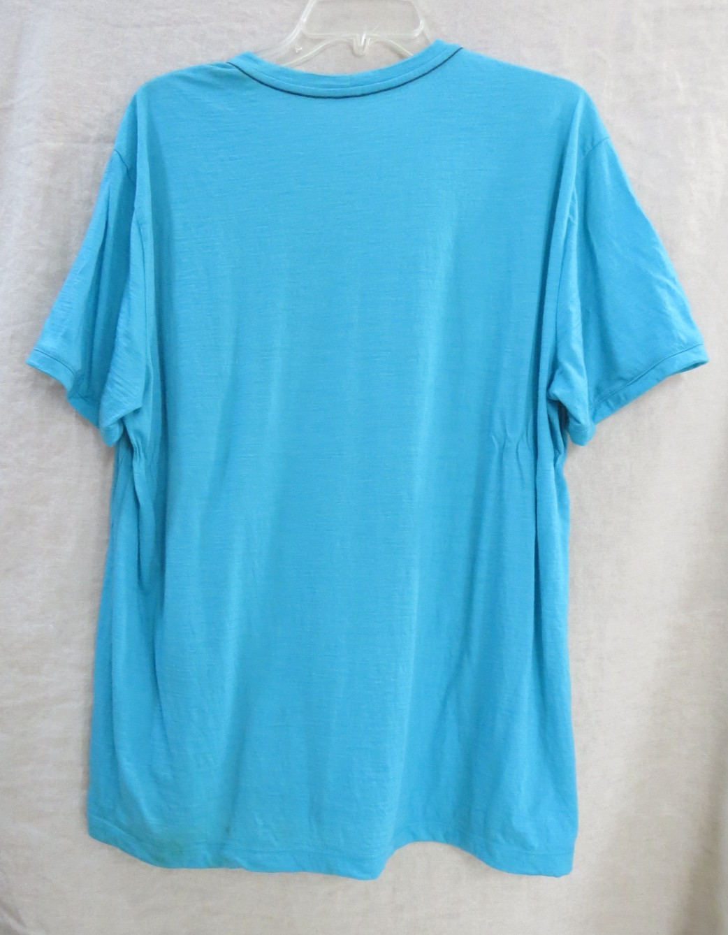 Icebreaker T Shirt XL Men's Merino Wool Short Sleeve Tee Blue Outdoor *STAINS gallery