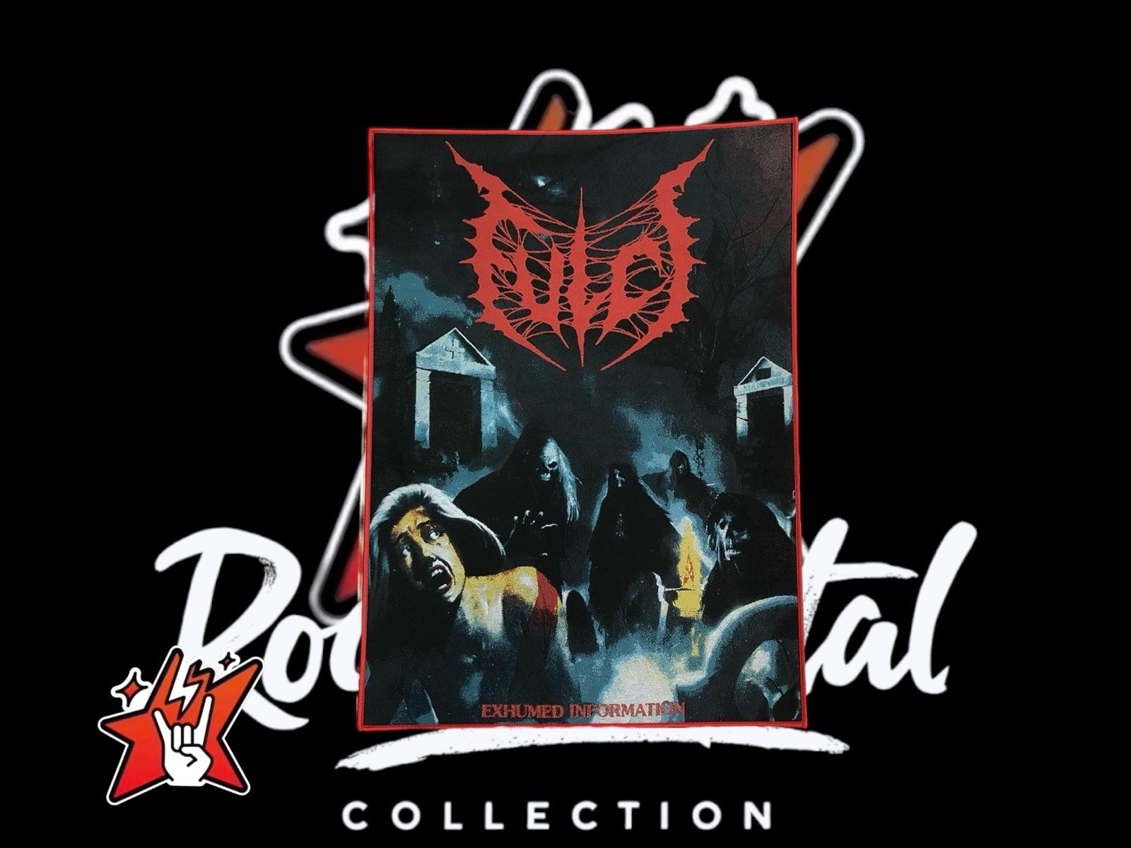 Fulci Official Exclusive Woven Patch Bolthower Death Entombed Obituary gallery