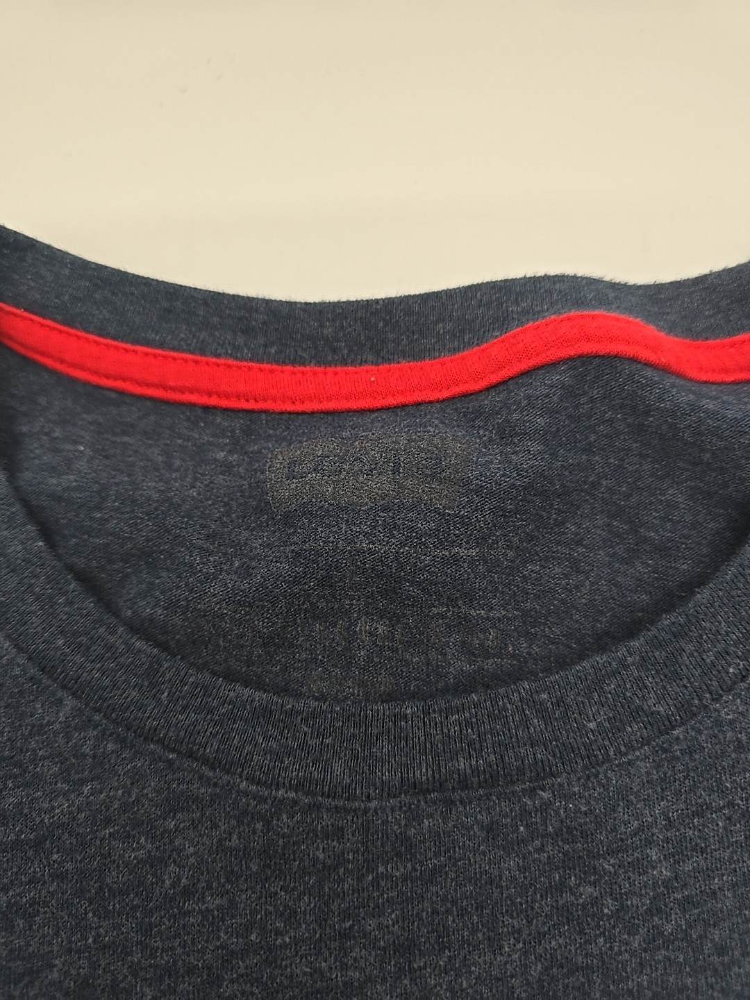 Levis T-Shirt Men Large Blue Logo Crewneck Striped Tee.#34463 gallery