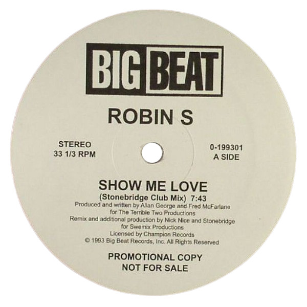 Robin S ‘Show Me Love / Love For Love’ 12″