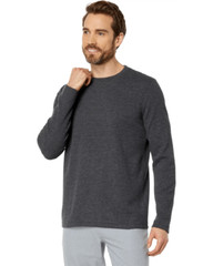 TravisMathew NWT Cloud Waffle Crew Top Small Charcoal