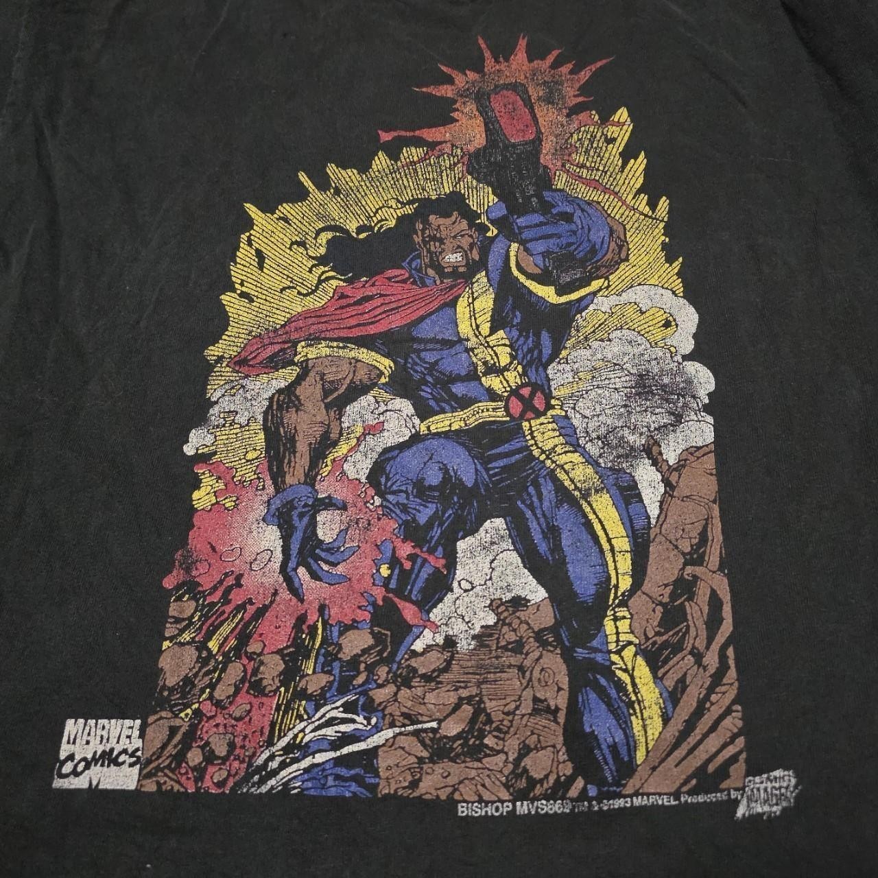 Vintage 1993 Bishop Marvel Shirt Size Large Made in USA READ DESCRIPTION! gallery